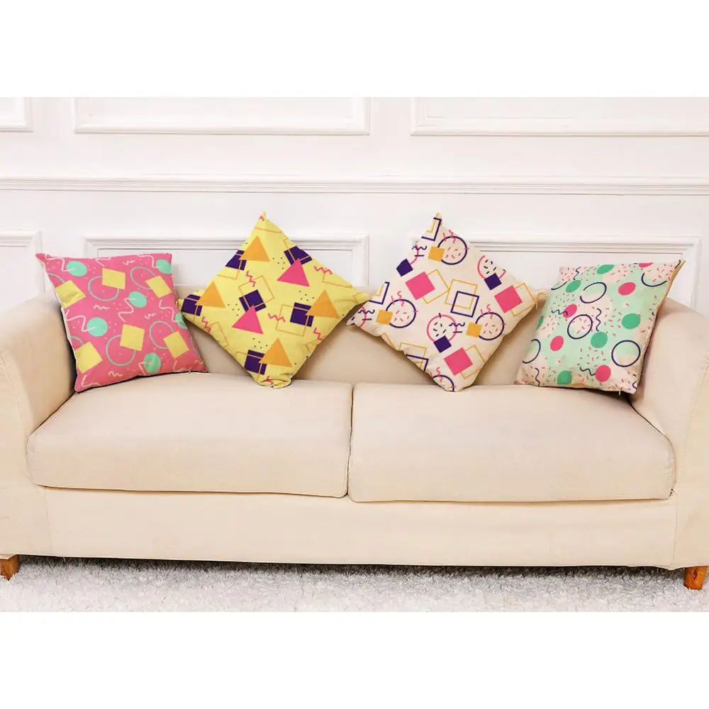 Zeroomade красочная Геометрия хлопчатобумажное белье накидки на подушки