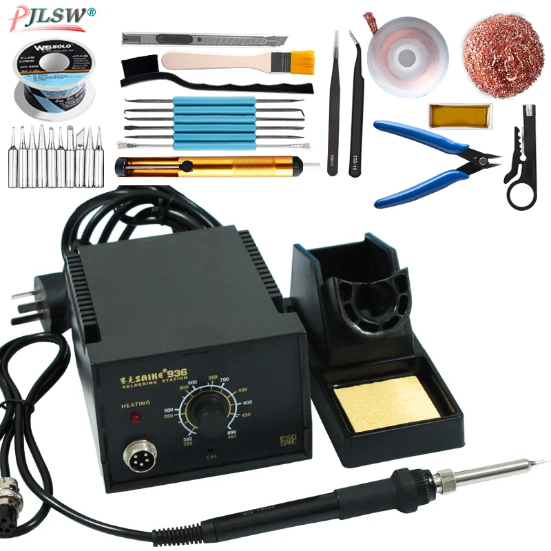 

Высокое качество 936 220 в 45 Вт антистатический паяльник с регулируемой температурой, паяльная станция, сварочные инструменты мобильный телеф...