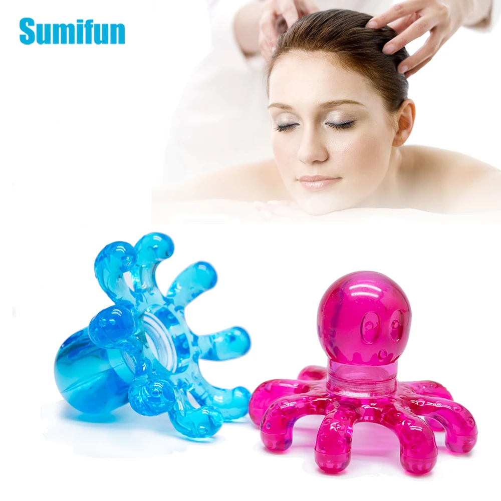 

Массажер для головы, кожи головы, расческа, массажный ролик для шеи, когти осьминога, магнитный шарик, расслабление, спа, уход за волосами, Сн...