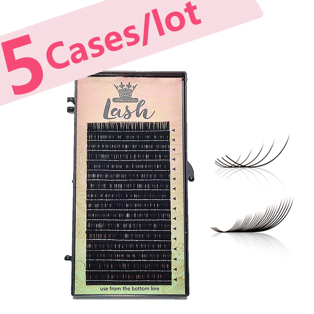 

5 Pcs/set C D mink eyelash extension super soft matte Individual artificial eyelash Fake False lashes makeup maquiagem cilios