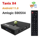 ТВ-приставка Tanix X4, Android 11, 4 + 3264 ГБ, Amlogic S905X4, 2,4G