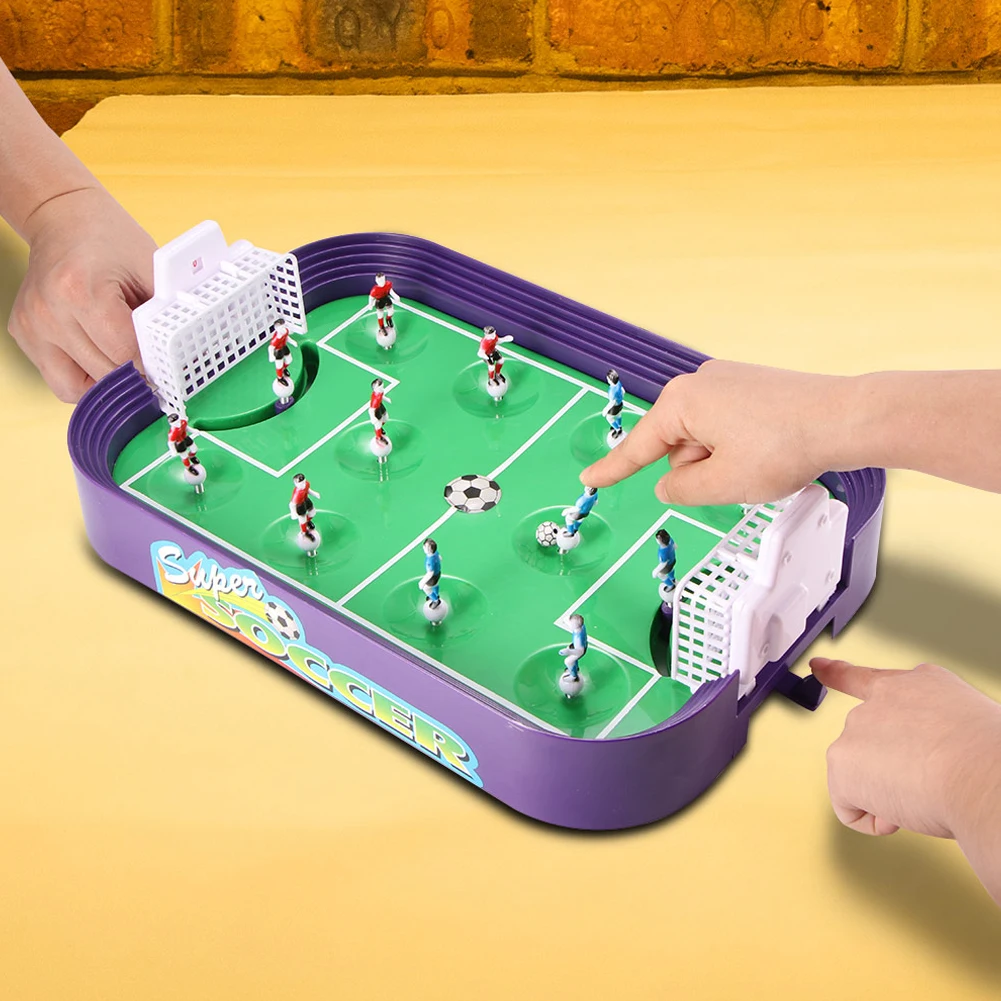 

Mini Table Soccer Set Children Sports Toy Football Game Desktop Soccer Field Model Kids Boys Soccer Toy Board Game Xmas Gift