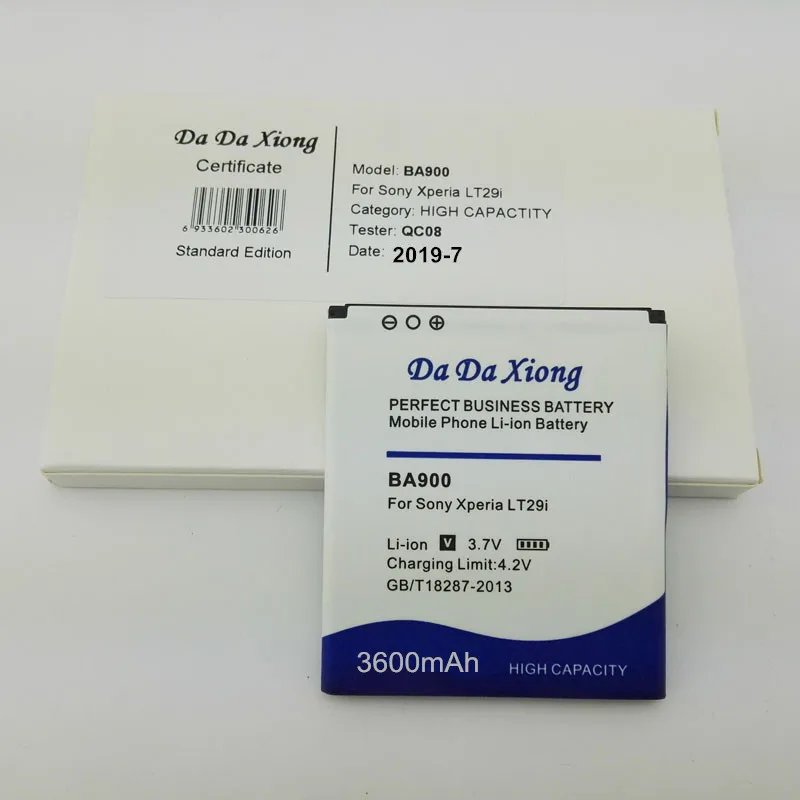 Литий-ионный аккумулятор BA900 3600 мА · ч для Sony Ericsson TX LT29i / J ST26i L S36h C2104 C2105 | Мобильные