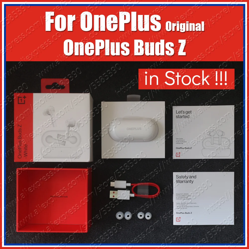 В наличии E502A 1 см динамические IP55 оригинальные наушники Oneplus Buds Z беспроводные