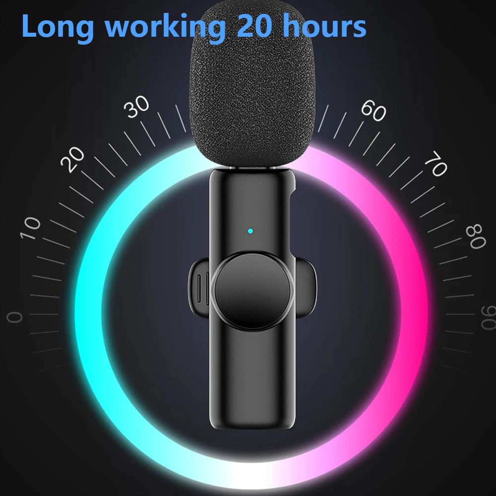 Беспроводной портативный микрофон с разъемом Lightning USB C | Электроника