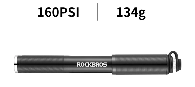 ROCKBROS велосипедный насос алюминиевый сплав мини портативный светильник воздушный насос для велосипеда Велоспорт шин насос высокого давления Schrader Presta
