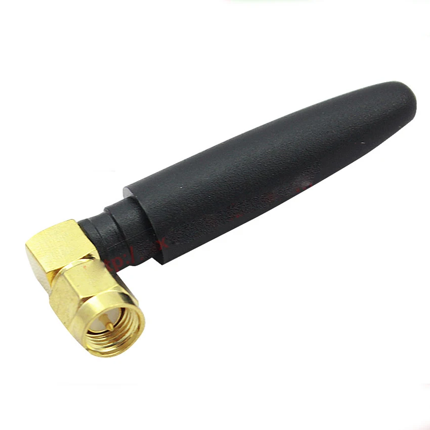 

10PCS/Lot 2.4G Glue stick Antenna Connector For WIFI 5CM 2DBI SMA Elbow 2400-2500MHZ