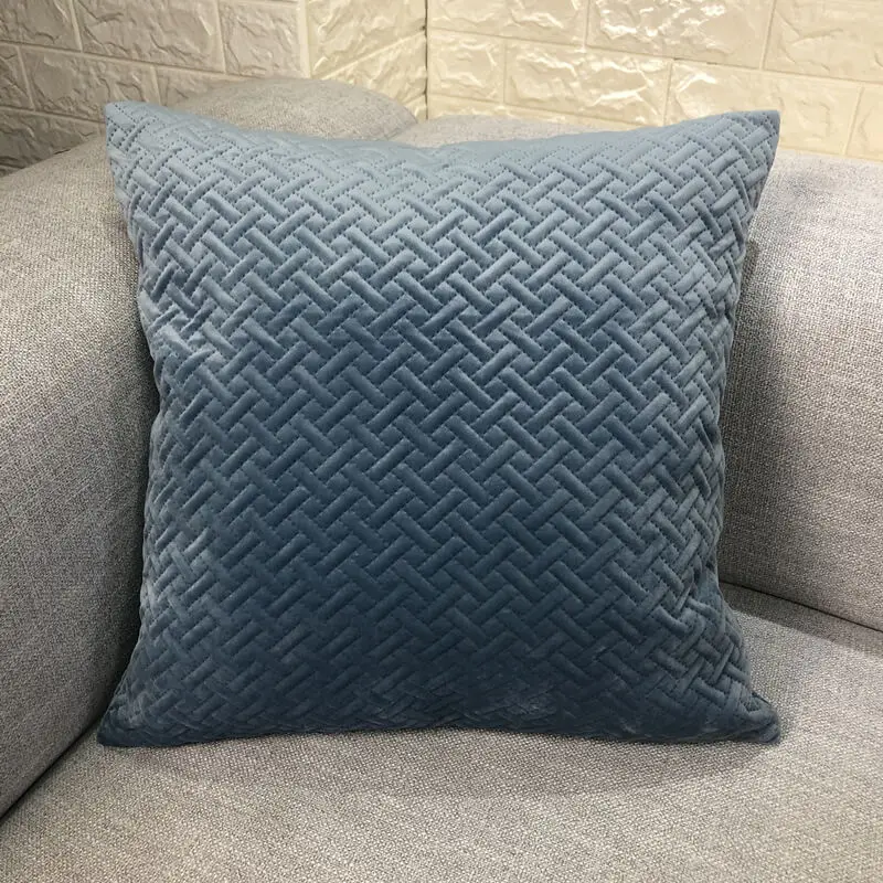 Роскошный вельветовый чехол для подушки LeRadore однотонный домашнего декора отеля