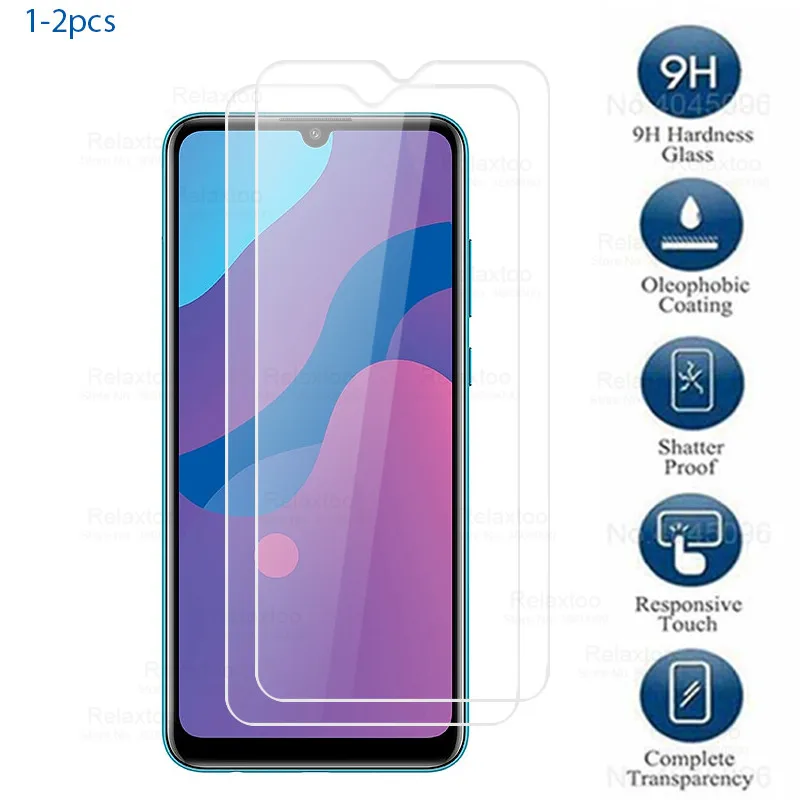 

1-2pcs protective glass on the for huawei honor 9a glass screen protector film honor 9a 2020 moa-lx9n honer 9a 9 a a9 6.3''