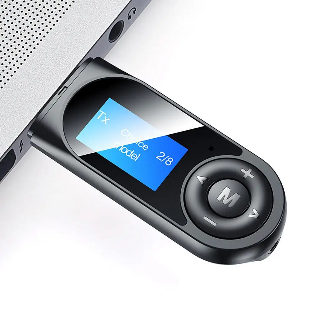 2 в 1 5 0 Bluetooth-совместимый адаптер беспроводной ЖК-дисплей USB приемник музыкальный