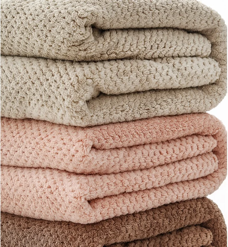 New 70X140CM Bath Towels For Adults High Quality Thicken Soft Shower Swimming Spa Sport Travel Towels Microfiber Large Towel Set