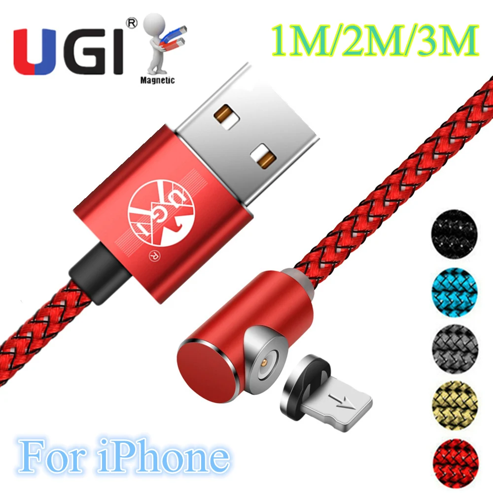 Магнитный кабель UGI для IOS USB-кабель быстрой зарядки 1 упаковка 2 Упаковка 3