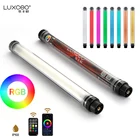 LUXCEO P7 PRO RGB лампа для фотосъемки IP6 Водонепроницаемый видеосъемка ручная Подсветка трубка ручки светодиодный видео свет пробки с пультом дистанционного управления
