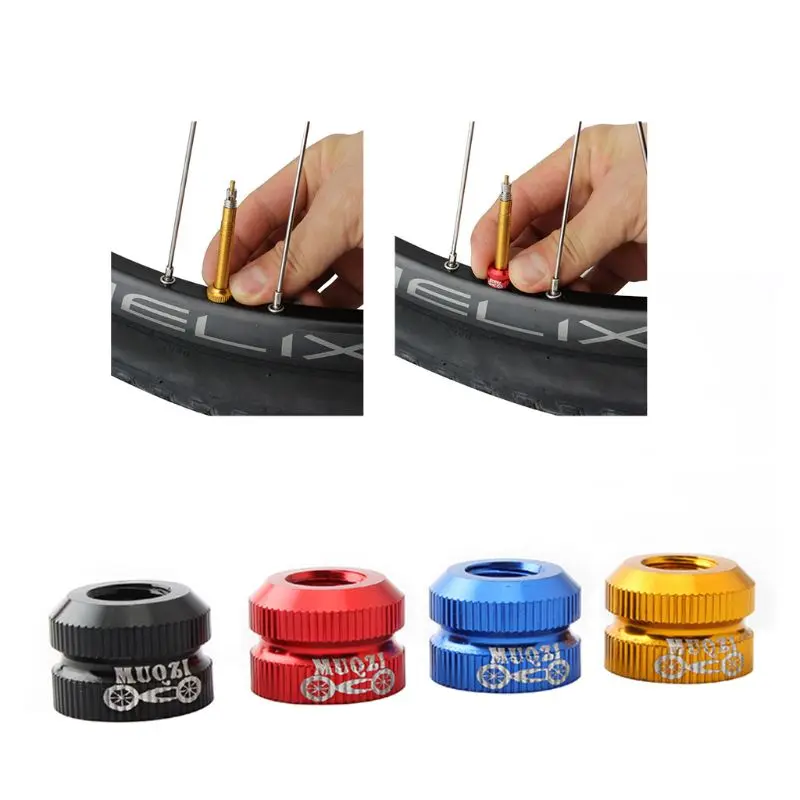 MTB дорожный велосипед мертвая муха правая рот гайка вакуумный шинный газ насадка