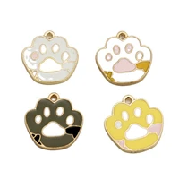 xuqian top seller 20mm with cute cartoon cat claw diy alloy pendant for fashion earring jewelry women gift p0043