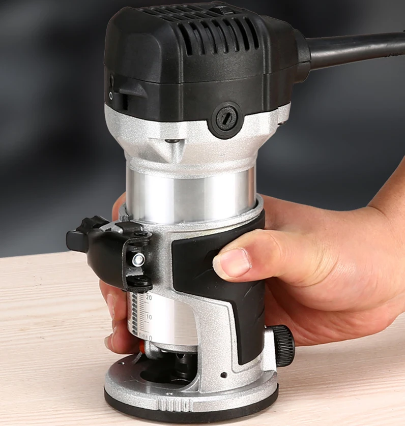 800W Woodworking Laminator 6.35mm Collet Wood Router Milling Engraving Slotting Joiner Machine | Инструменты