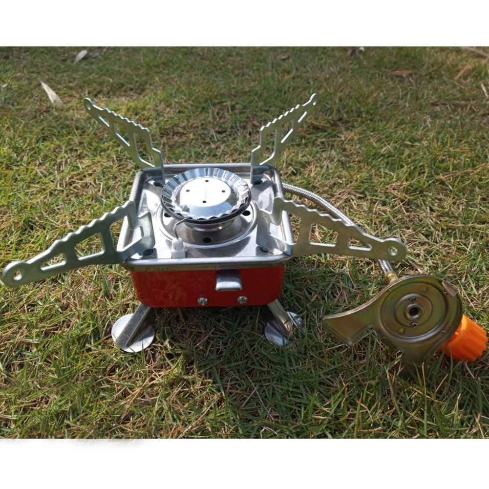 

Outdoor Gas Burner Windproof Camping Stove Portable Folding Ultralight Split Lighter Tourist Equipment For Hiking