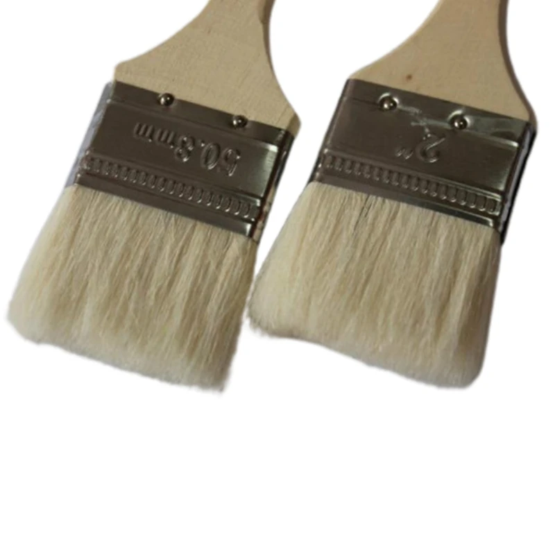 

Multifuntional Household Outdoor Paint Brush Different Size Wooden Handle Watercolor Brushes For Acrylic Oil Painting Art