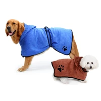 soft super dog bathrobe pet dog towel for small medium large dogs 400g microfiber pet dog cat bath drying towel