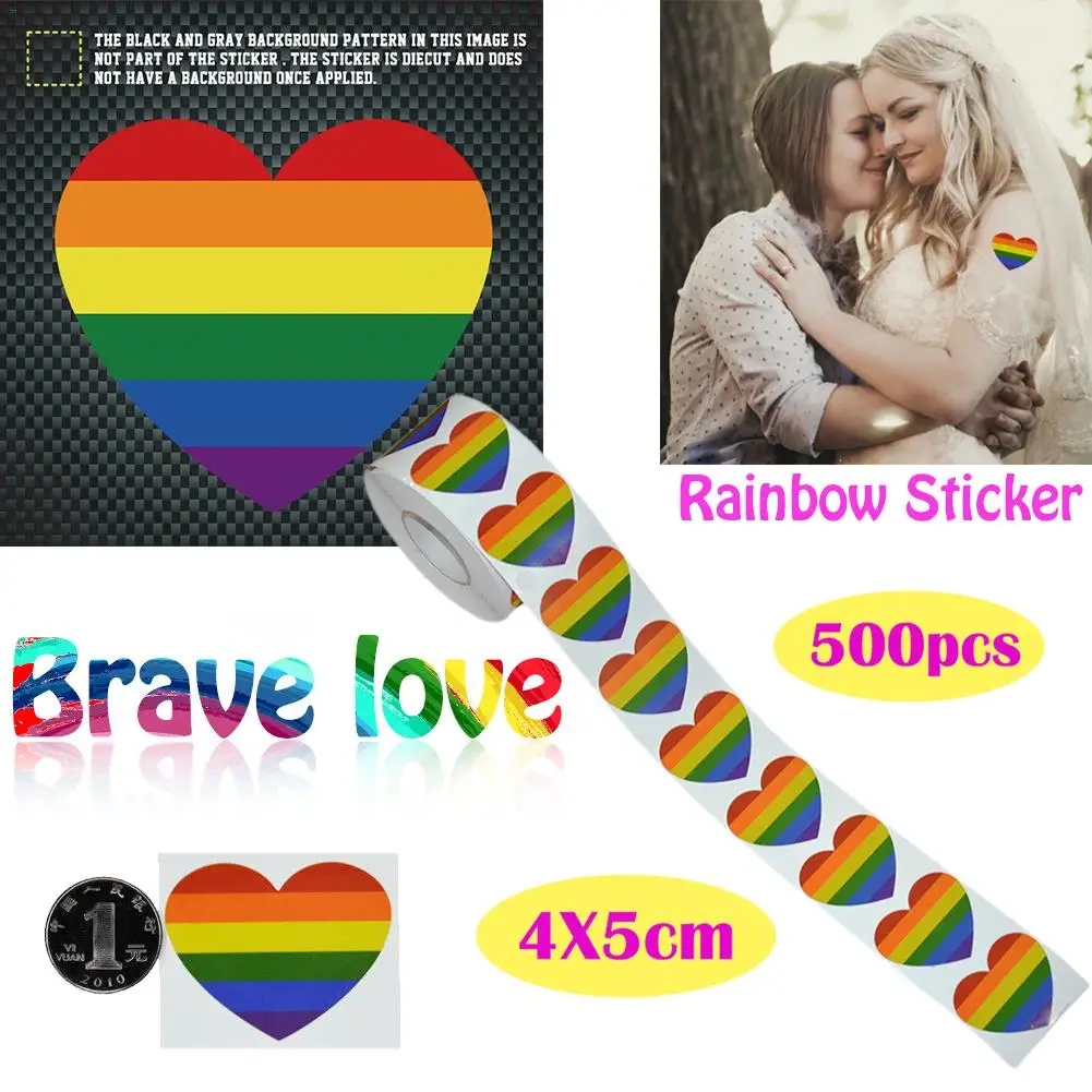 4x5 см 500 шт. товары для карнавала радужная наклейка вечевечерние бара