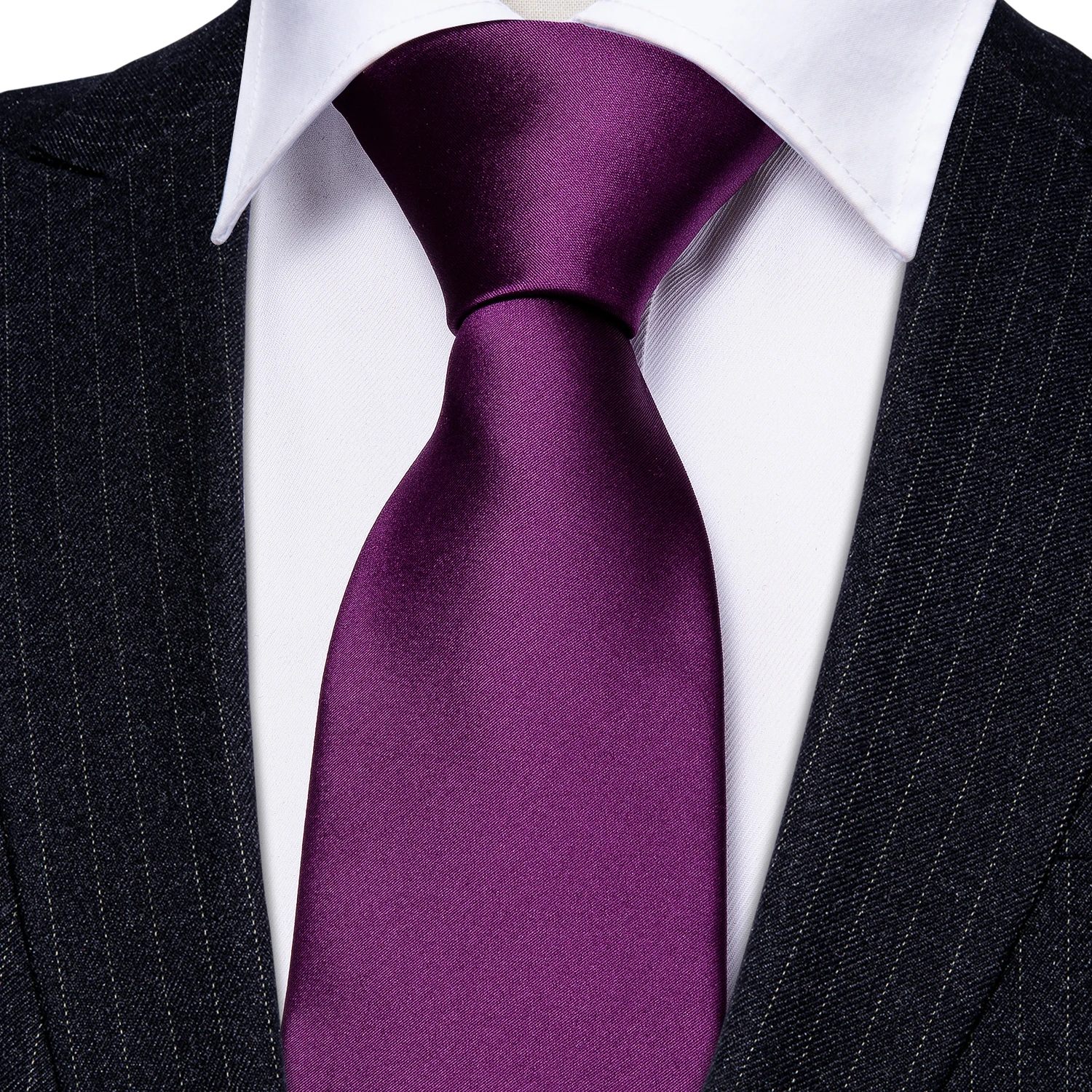 

Модель в классическую фиолетовую атласная Твердые Мужские галстуки 8,5 см; Сатиновые туфли тонкие галстуки для мужчин Свадебная вечеринка ...