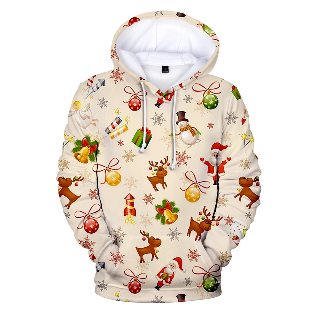 

be well received Christmas Hoodies 3D Sweatshirt Happy Christmas Party Trendy Hoodie Men/Women Winter Polluvers Fashion tops