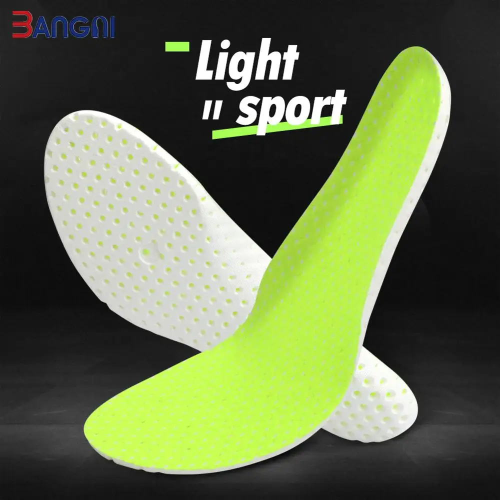 

BANGNI Breathable Sport Running Cushion Insoles For Feet Man Women Insoles For Shoes Sole Memory Foam Orthopedic Pad