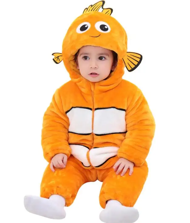 Детский утепленный комбинезон унисекс с пандой для малышей на весну и осень