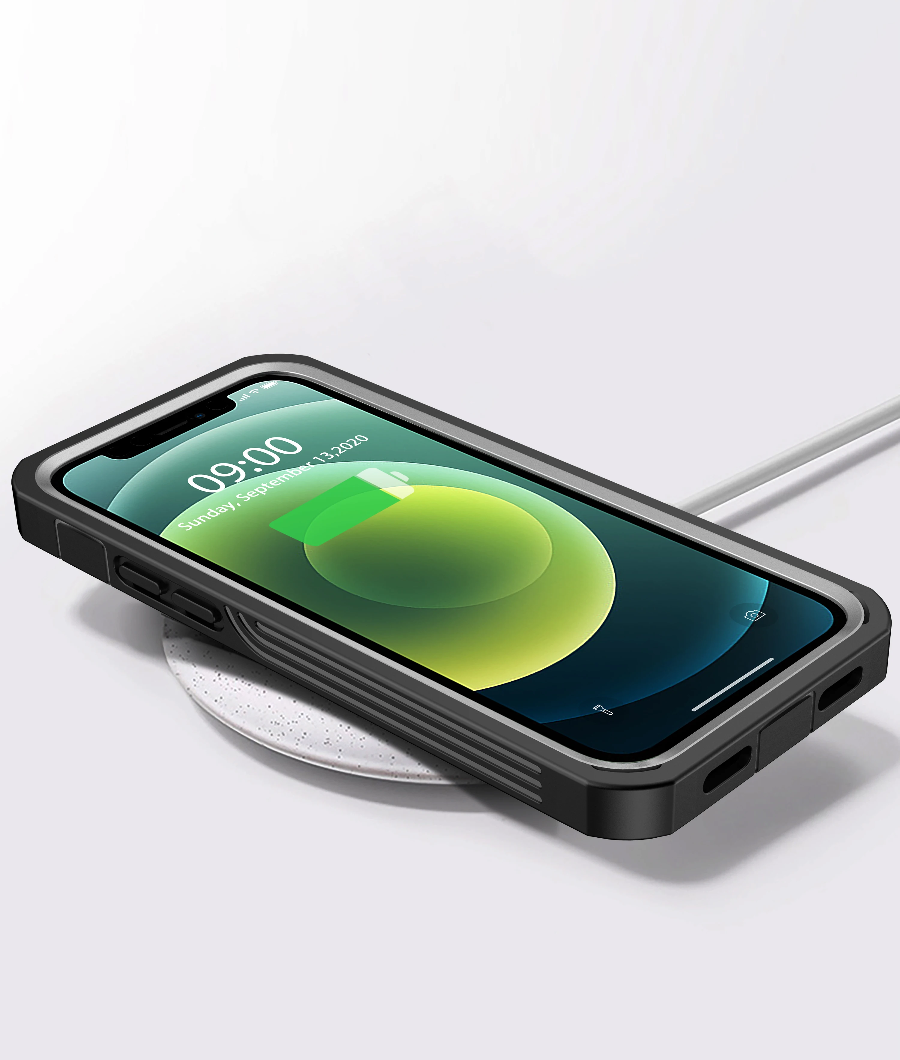 

Shockproof Dust Proof Waterproof Phone Case Dual-Layer Rugged Clear Back Cover For iPhone 12 11 Xs Mini Pro Max X Xr 6 7 8 SE