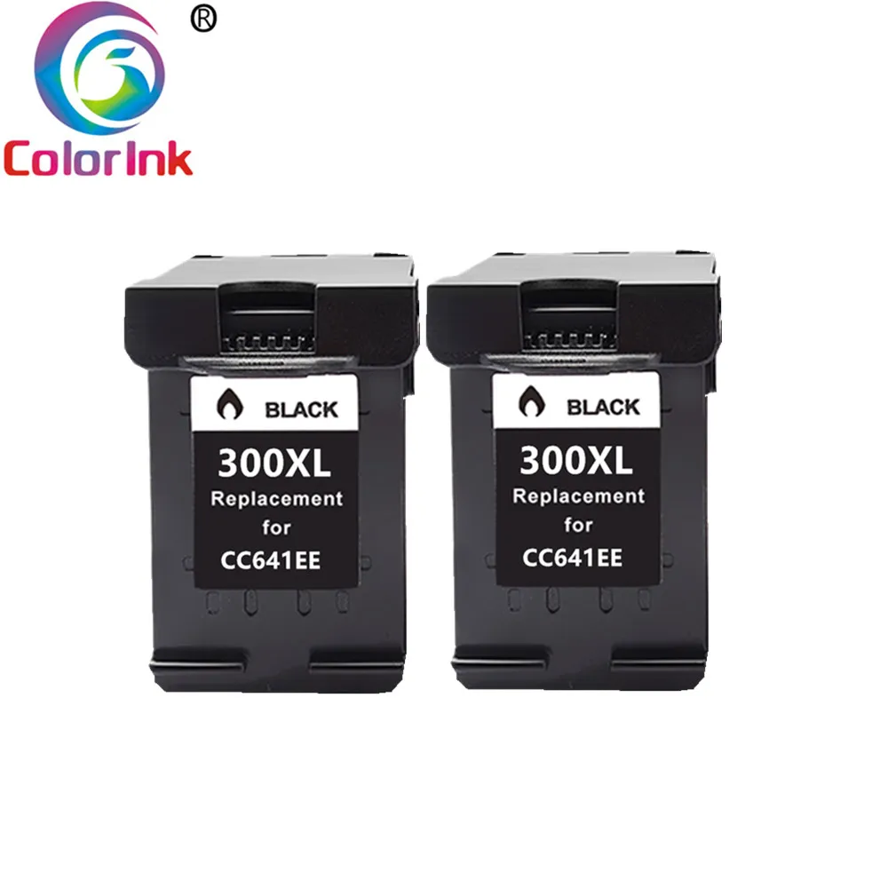 ColoInk 300XL чернильный картридж Замена HP 300 для CC641EE Deskjet D1660 D2560 D5560 F2420 F2480 F4210