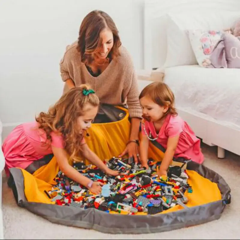 Новинка сумка для хранения игрушек 150 см органайзер коврик портативный детский 2