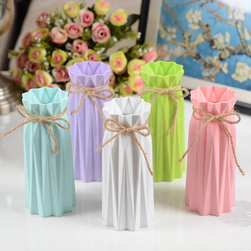 Оптовая продажа и рисунком в виде птичек оригами пластиковая ваза орнамент