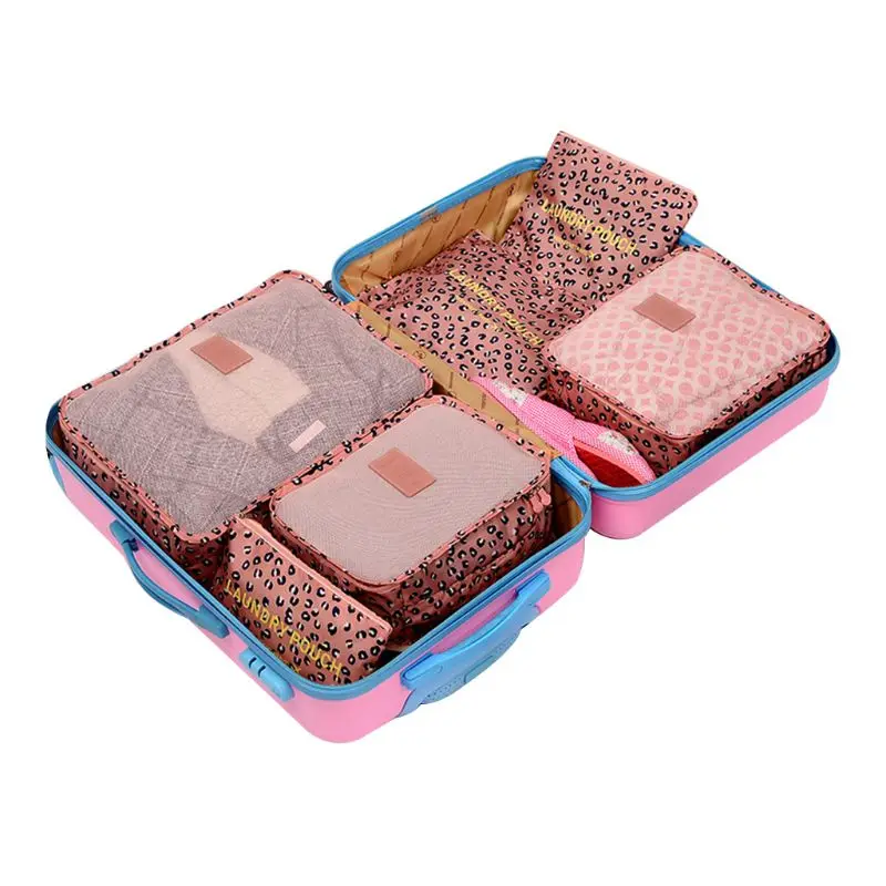 

6Pcs/Set Waterproof Travel Bag Luggage Clothes Tidy Sorting Pouch Portable Organizer