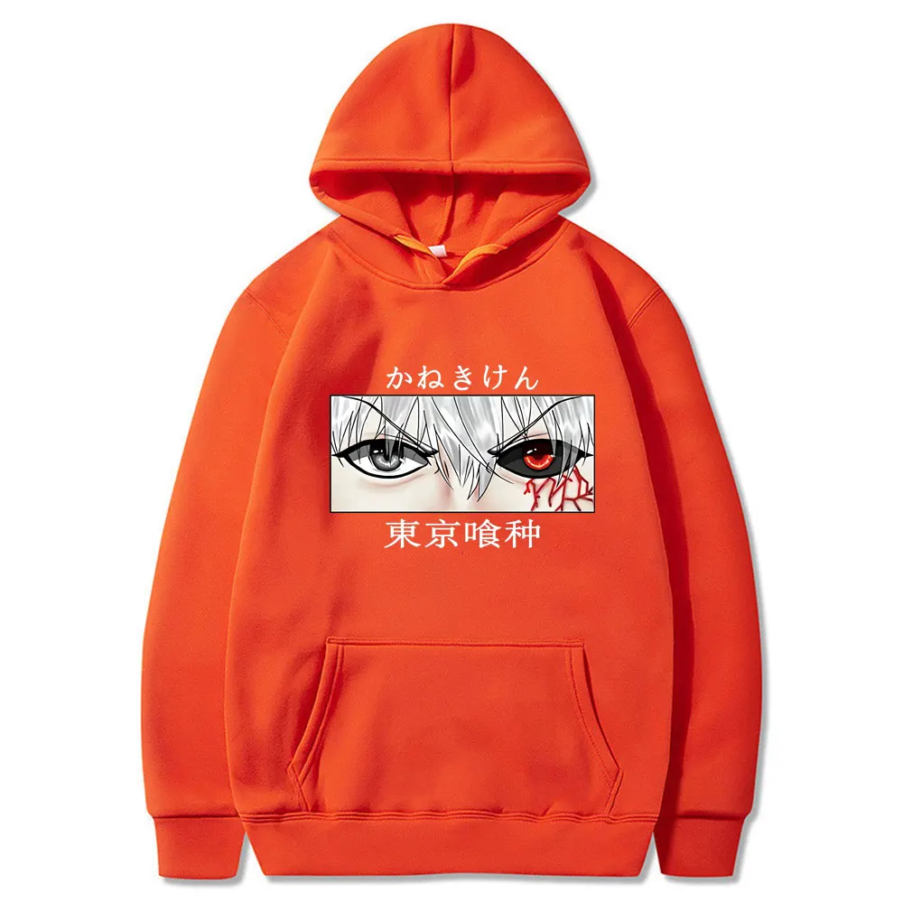 

Tokyo Ghoul Hoodie Harajuku Loose Sweatshirt Japanese Anime Kaneki Ken Eye Manga Print Hoodie Streetwear Fashion Hoodie Men
