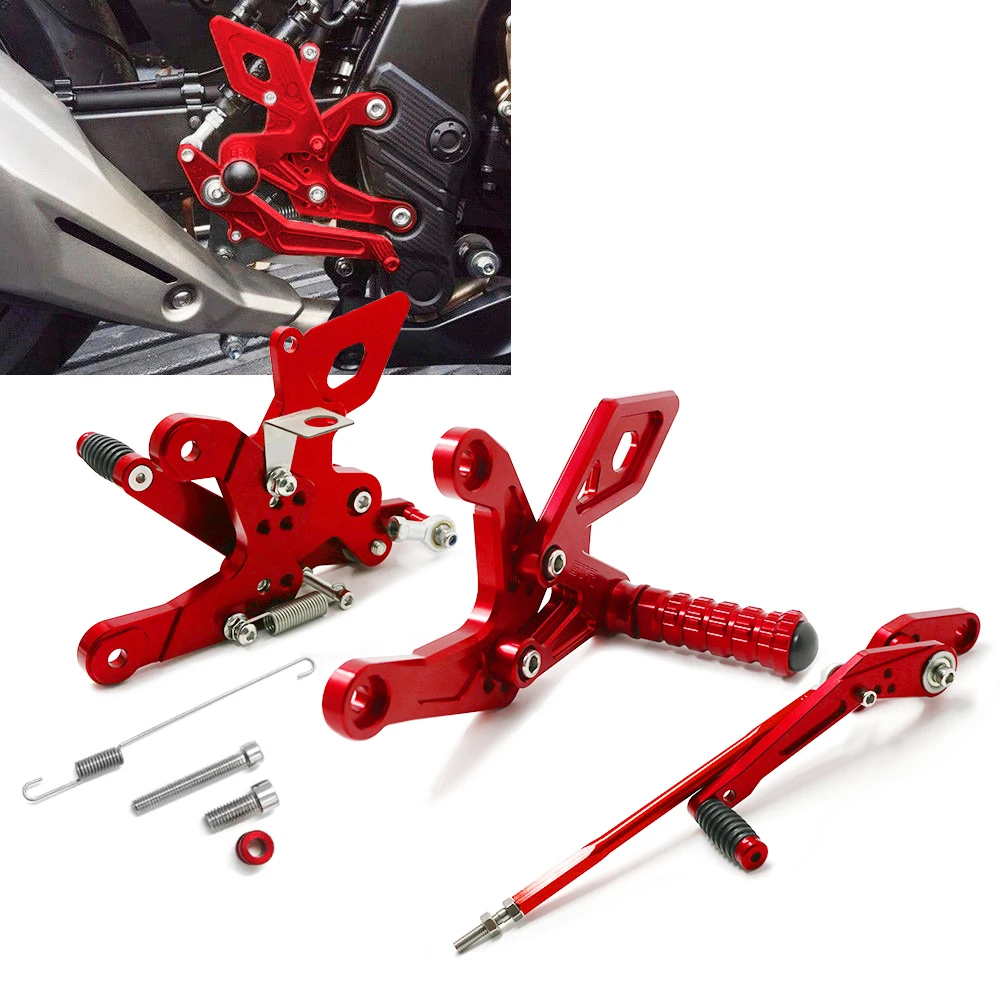 Мотоциклетные Регулируемые подножки для Honda CB500F CBR500R CB 500F CBR 500R 2013-2020 | Автомобили и