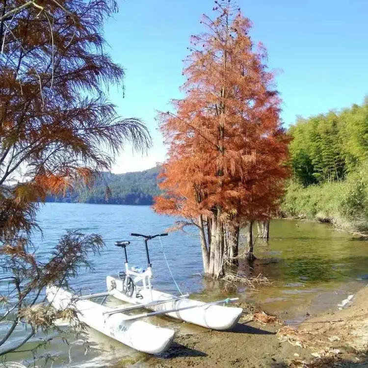 Беспошлинный портативный водный велосипед надувная лодка Спортивная морская