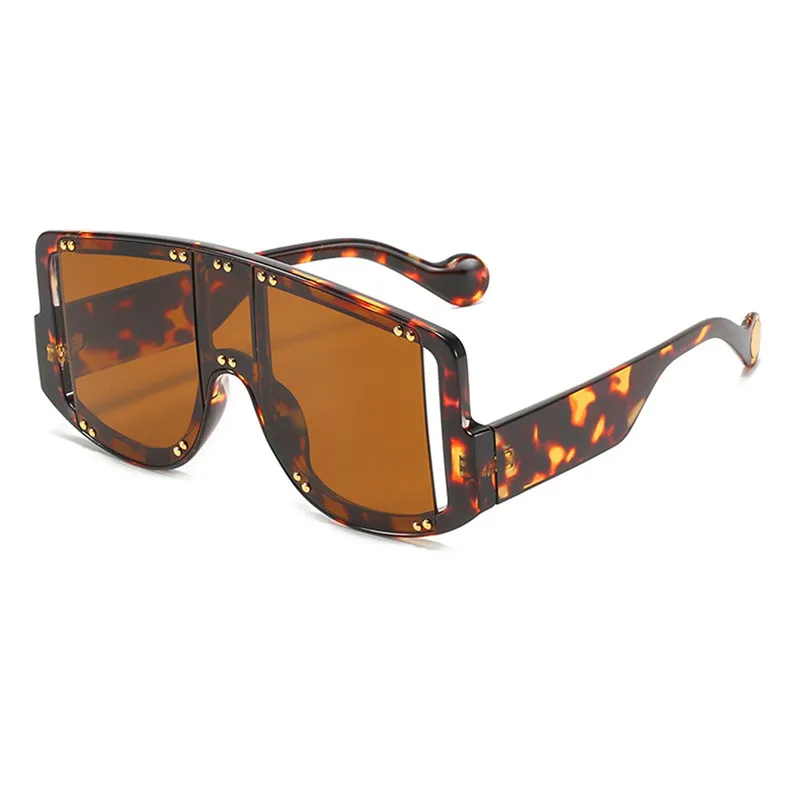 

New Oversized Sunglasses Women Unique Gradient Sun Glasses Eyeglasses Big Plastic Frame Shades Female UV400