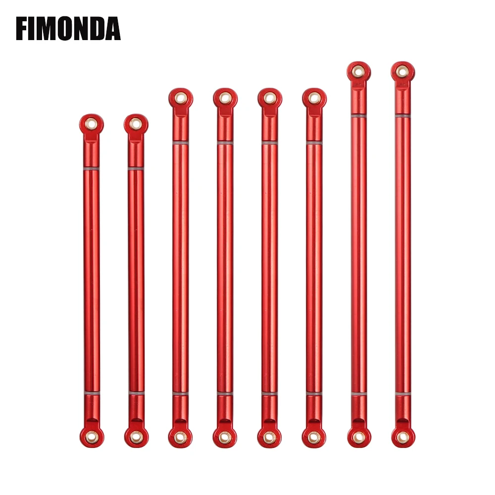 8 шт./лот RC автомобиль из алюминиевого сплава звеньевой стержень 313 мм колесная