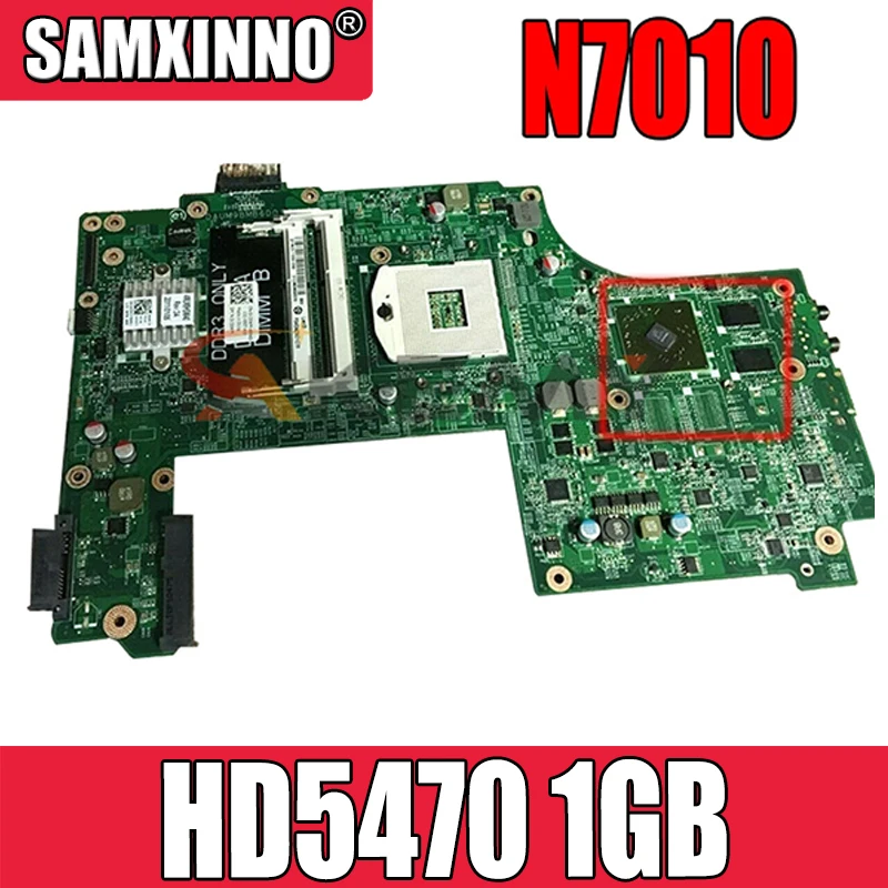 

Akemy для DELL N7010 Материнская плата ноутбука CN-0V20WM 0V20WM V20WM DAUM9BMB6D0 HM57 HD 5470 1 ГБ 100% тестирование