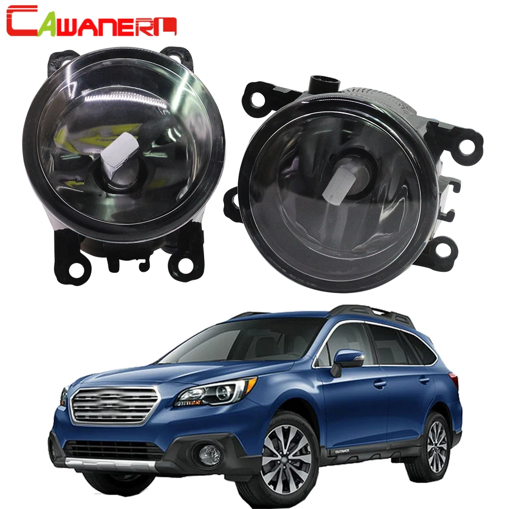 

Cawanerl Car Styling Fog Light Assembly Lampshade + H11 LED / Halogen Lamp DRL 12V For Subaru Outback 2010 2011 2012