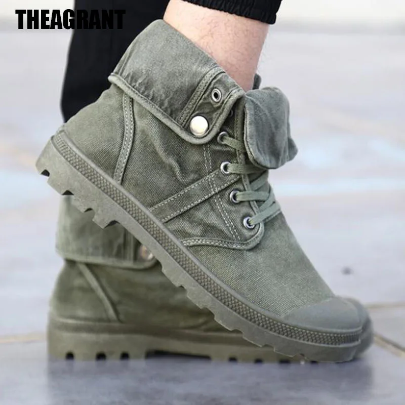 Мужские высокие кроссовки на шнуровке theagrap черные дышащие кеды повседневная