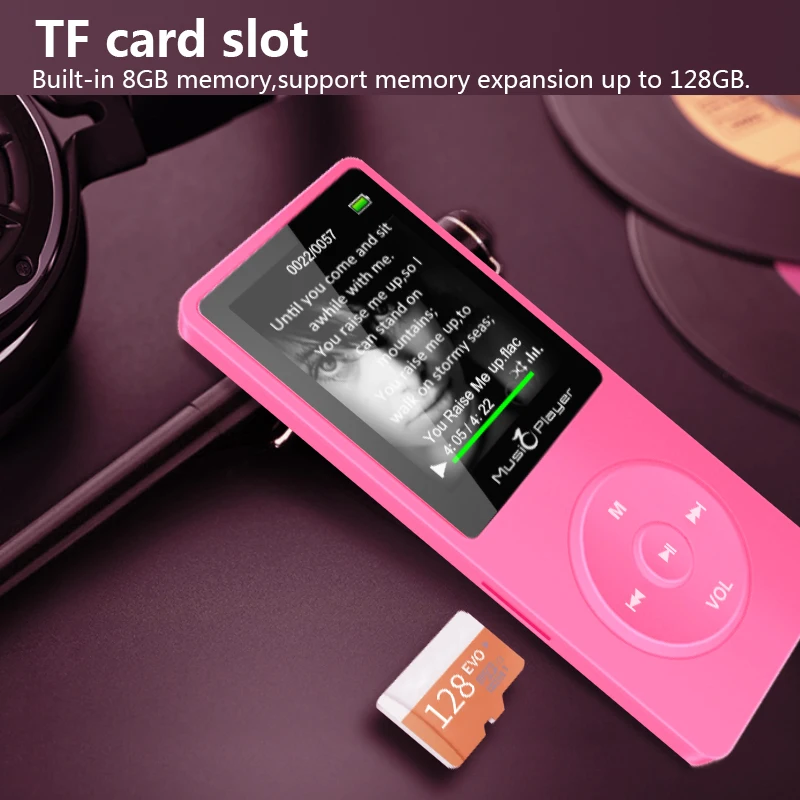 Mp3-плеер с наушниками электронная книга динамик DAP музыкальный плеер экраном для