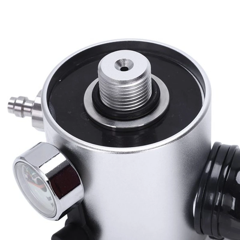 

DIDEEP Mini Scuba Oxygen Cylinder for Breathing Refill Adapter Valve Head Mouth