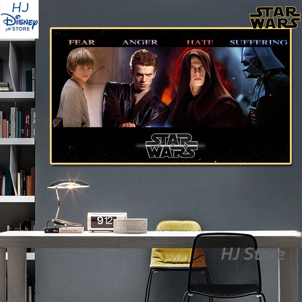 

Disney Marvel Movie Star Wars Print Poster Mural Decor Funny Hulk Creative Canvas Painting for Living Room Home Wall Decoration