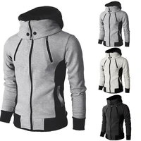 autumn winter mens jackets hooded coats casual zipper sweatshirts warm mens tracksuit fashion men clothing hoodie outerwear