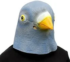 

Pigeon Mask Halloween Party Costume Deluxe Latex Animal Bird Head Cosplay Accessories