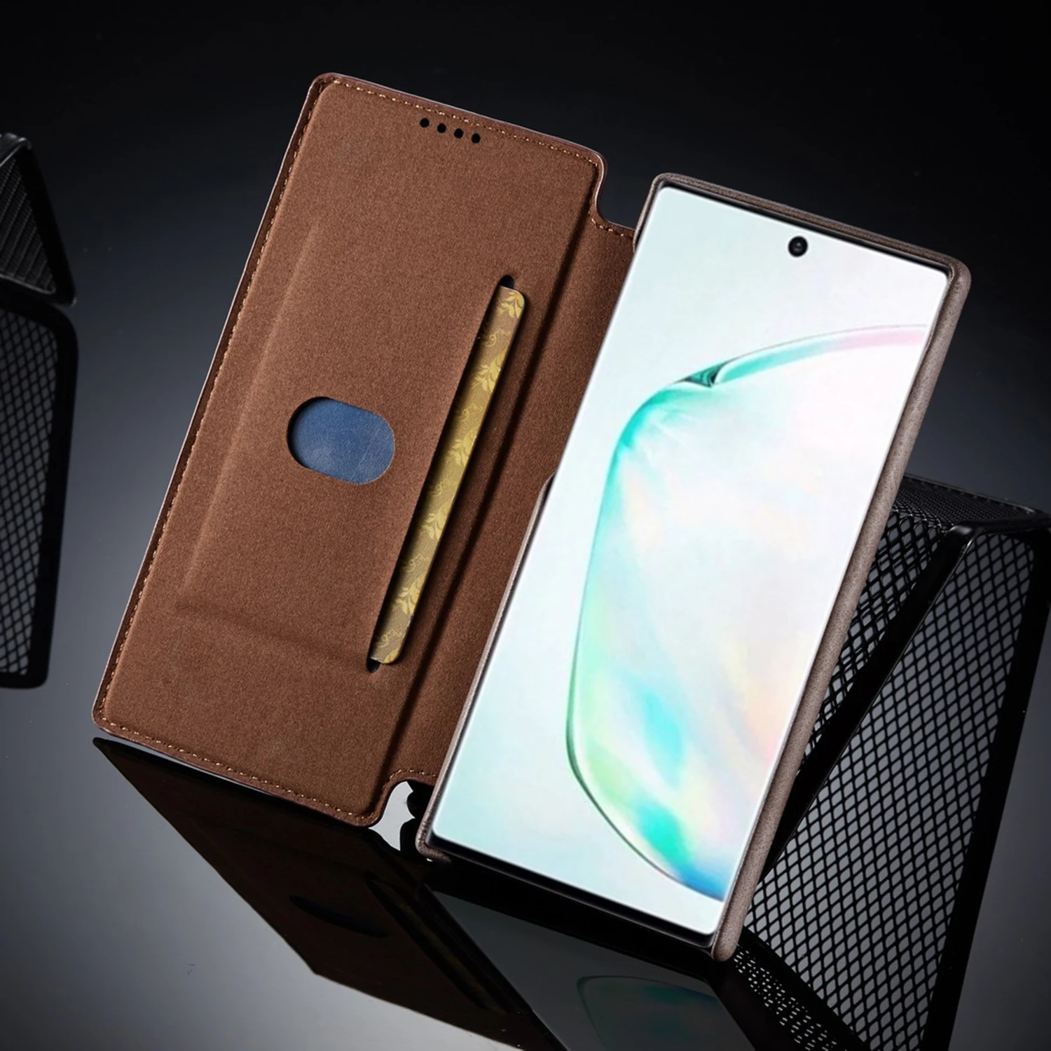 Чехол-книжка для samsung Galaxy note 10 Plus для samsung note 10 plus 9 8 S8 S9 S10 5G A20 A30 A40 A50 A70 A20E кожаный чехол