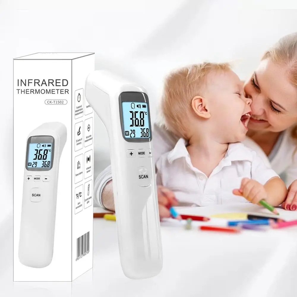 

Baby Handheld Forehead Thermometer Infrared Digital LED Body Temperature Meter Non-contact Thermometer Gun Children Adult Fever