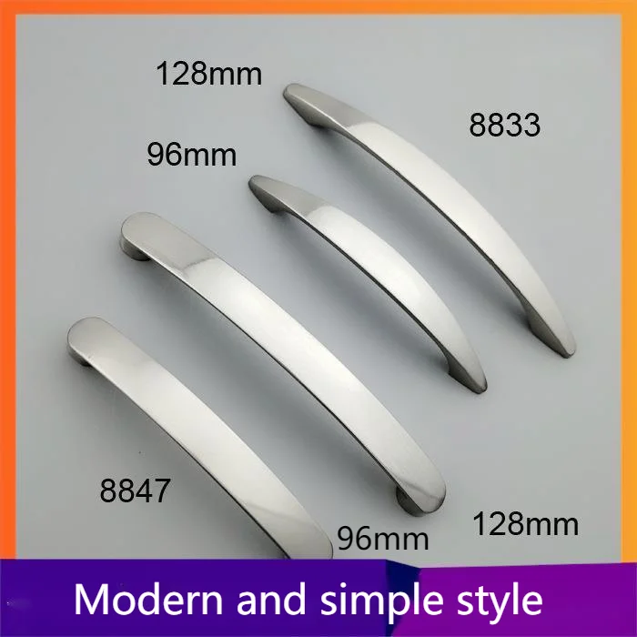 

Modern Wardrobe Zinc Alloy Furniture Handles Shoe Wine Cabinet Cupboard Door Drawer Pull