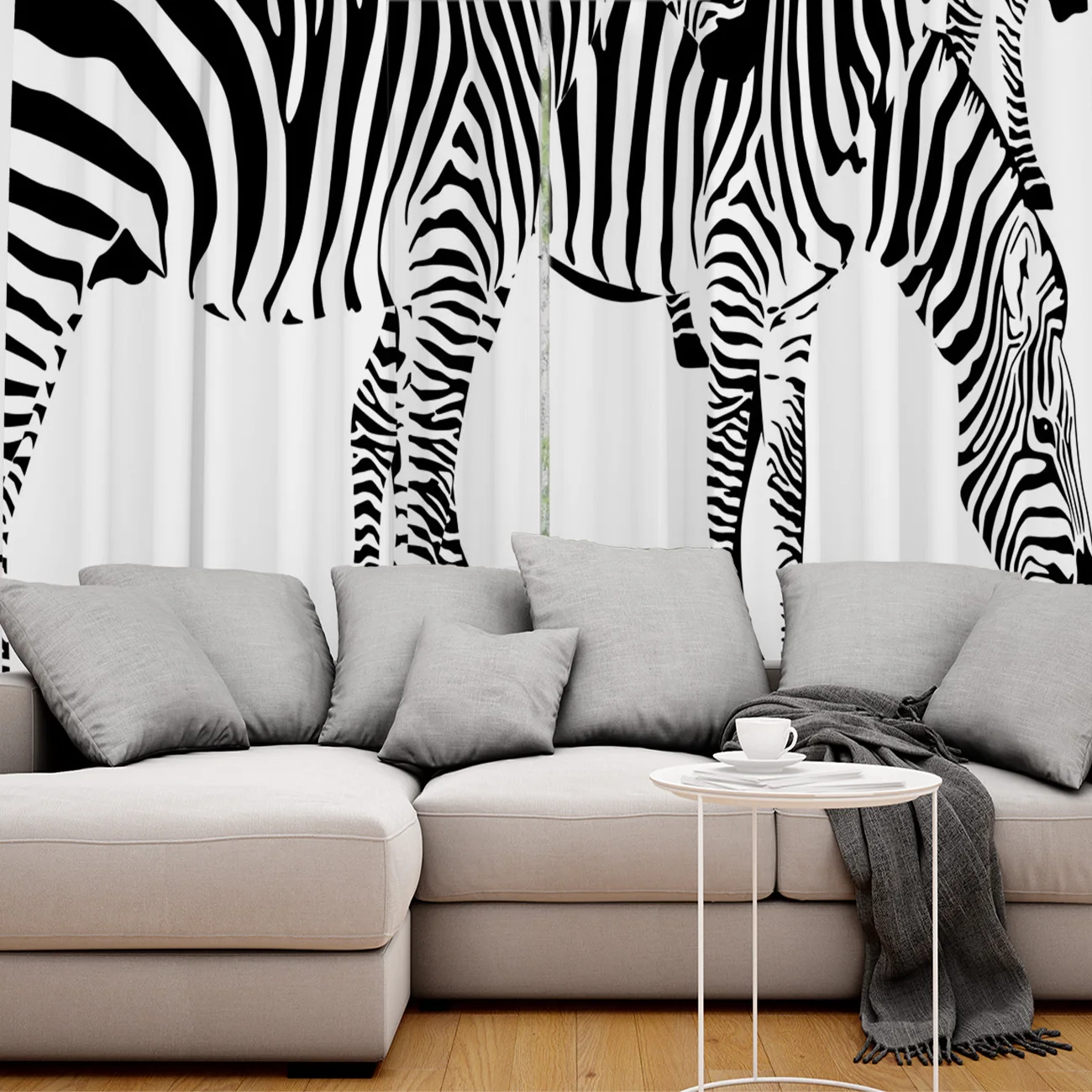 Шторы на окна Zebra Wils занавески для гостиной декоративные предметы | Дом и сад